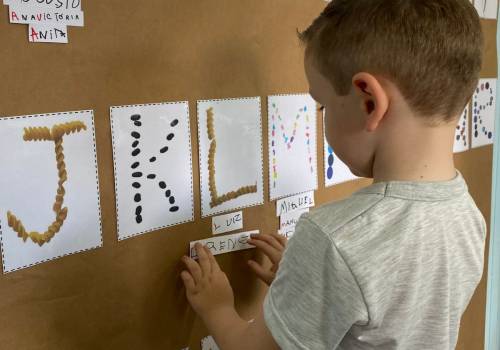 Construção do "alfabetário" pelo Nível 6