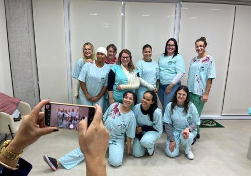 Simulação de emergência e evacuação de vítimas no Hospital Comunitário São Peregrino Lazziozi