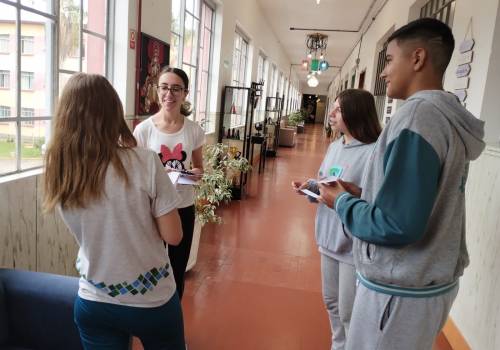 "Menos plástico, mais amor"