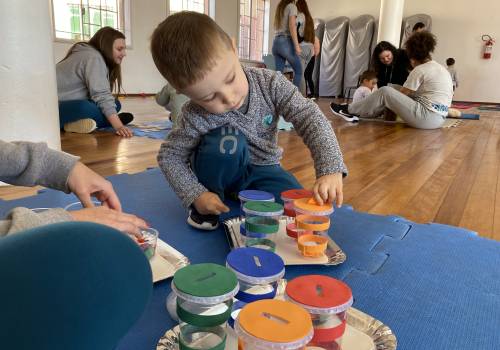 Dia de atividades Montessorianas