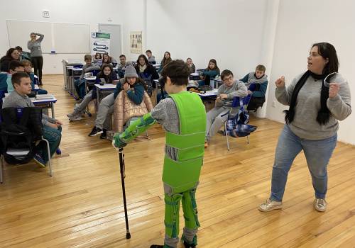 Oficina de Sensibilização com a turma do Alfa 6