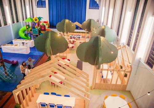 Nova praça de alimentação para a Educação Infantil