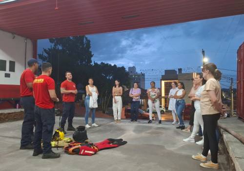 Visita ao Quartel do Corpo de Bombeiros