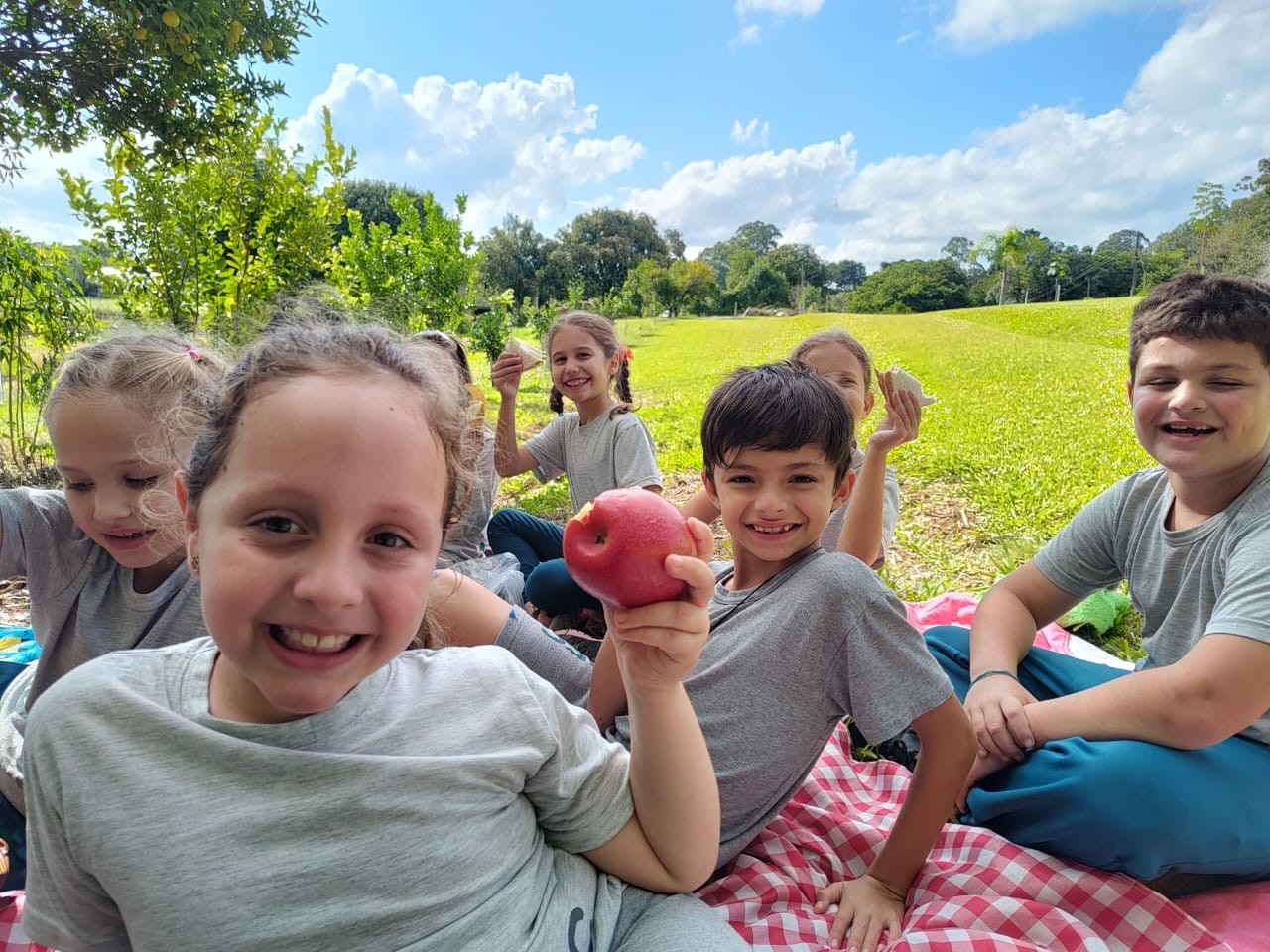 Mais um dia encantado na Área Verde!