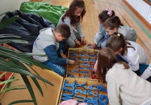 O  aprendizado da letra cursiva