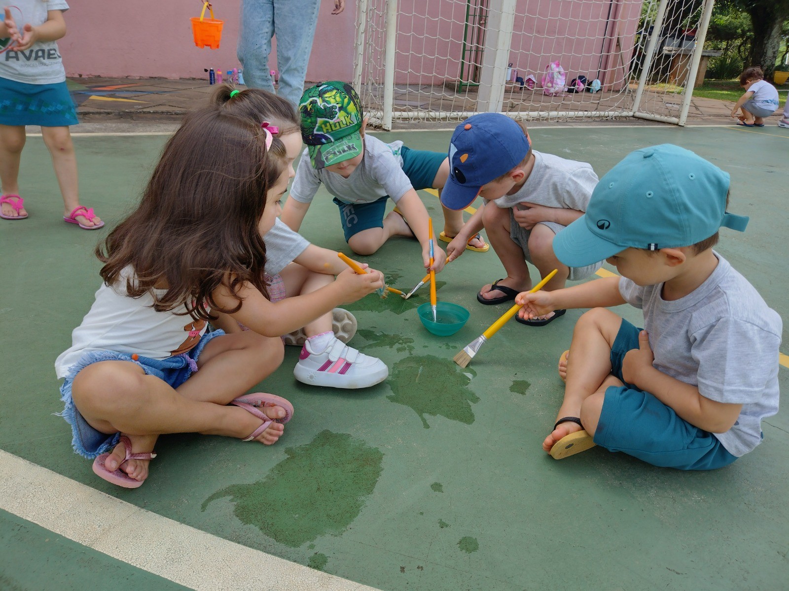 Pintura mágica nos Níveis 4a e 4B