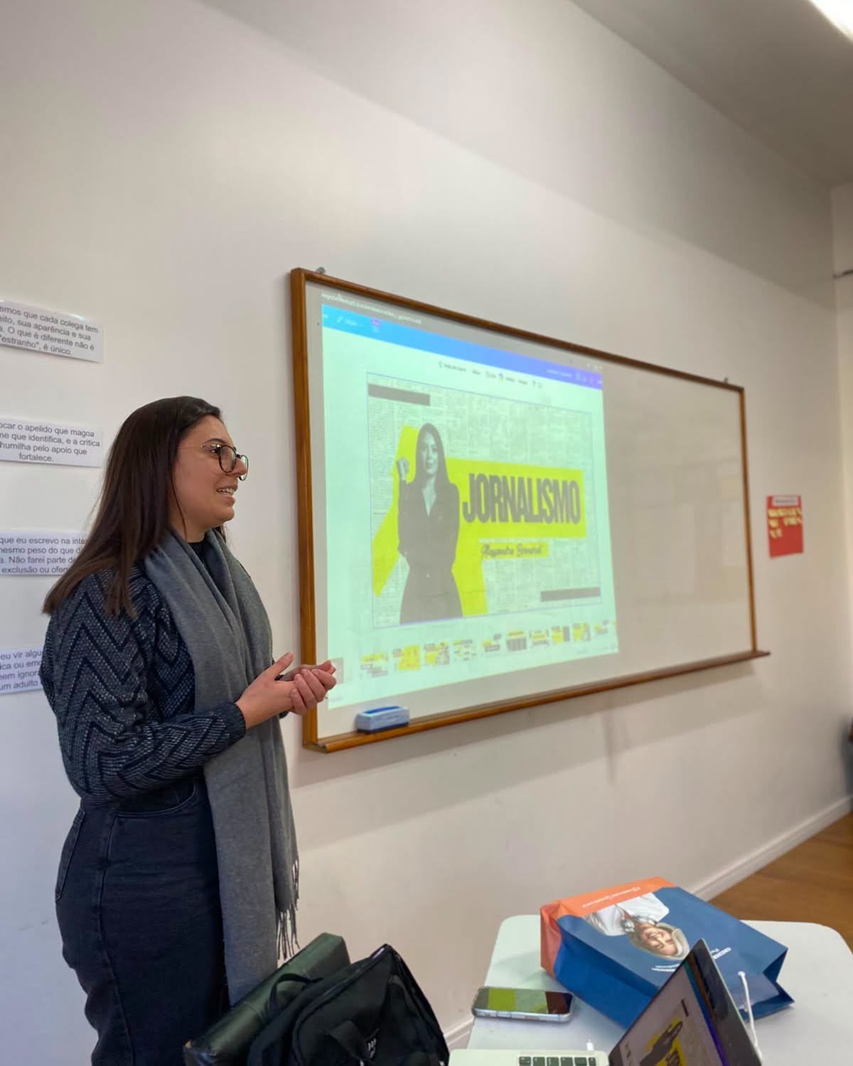Conversa com a jornalista Alessandra Bernardi