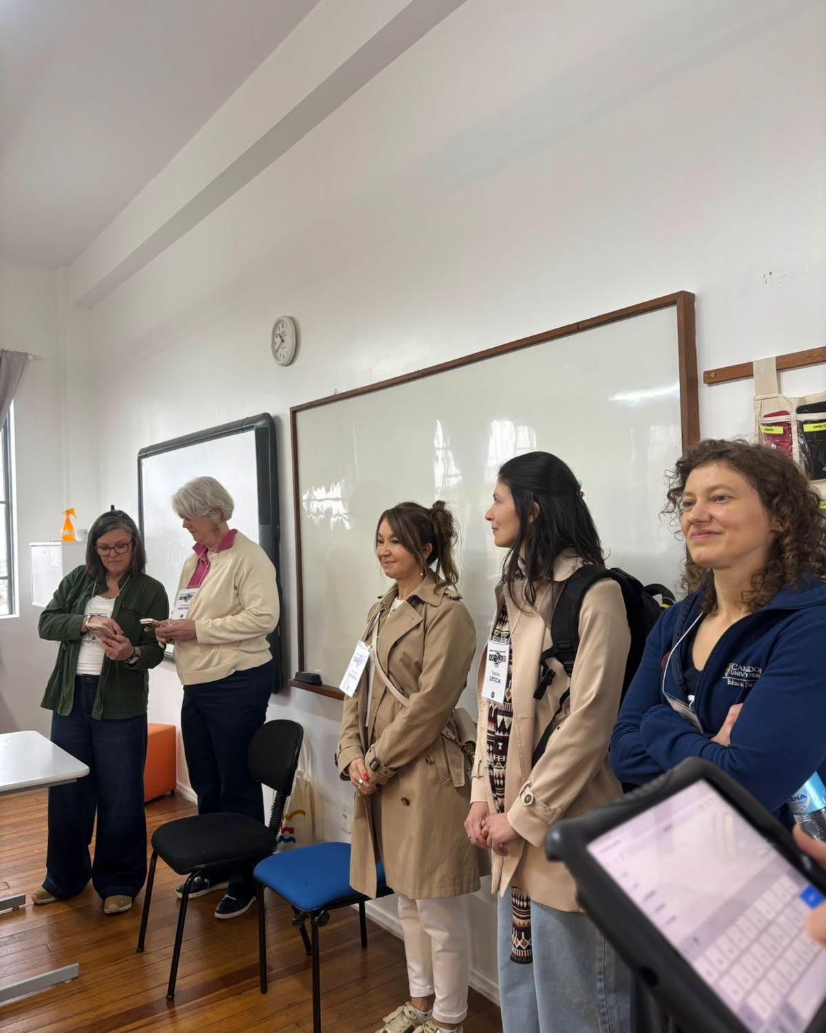 Visitas internacionais em nossa escola!