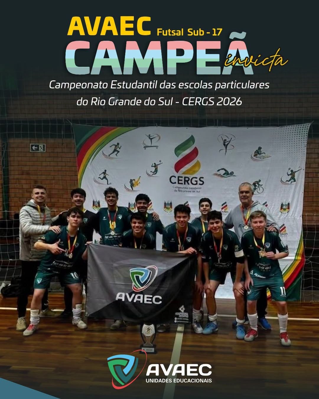 AVAEC é Campeã do CERGS 2026