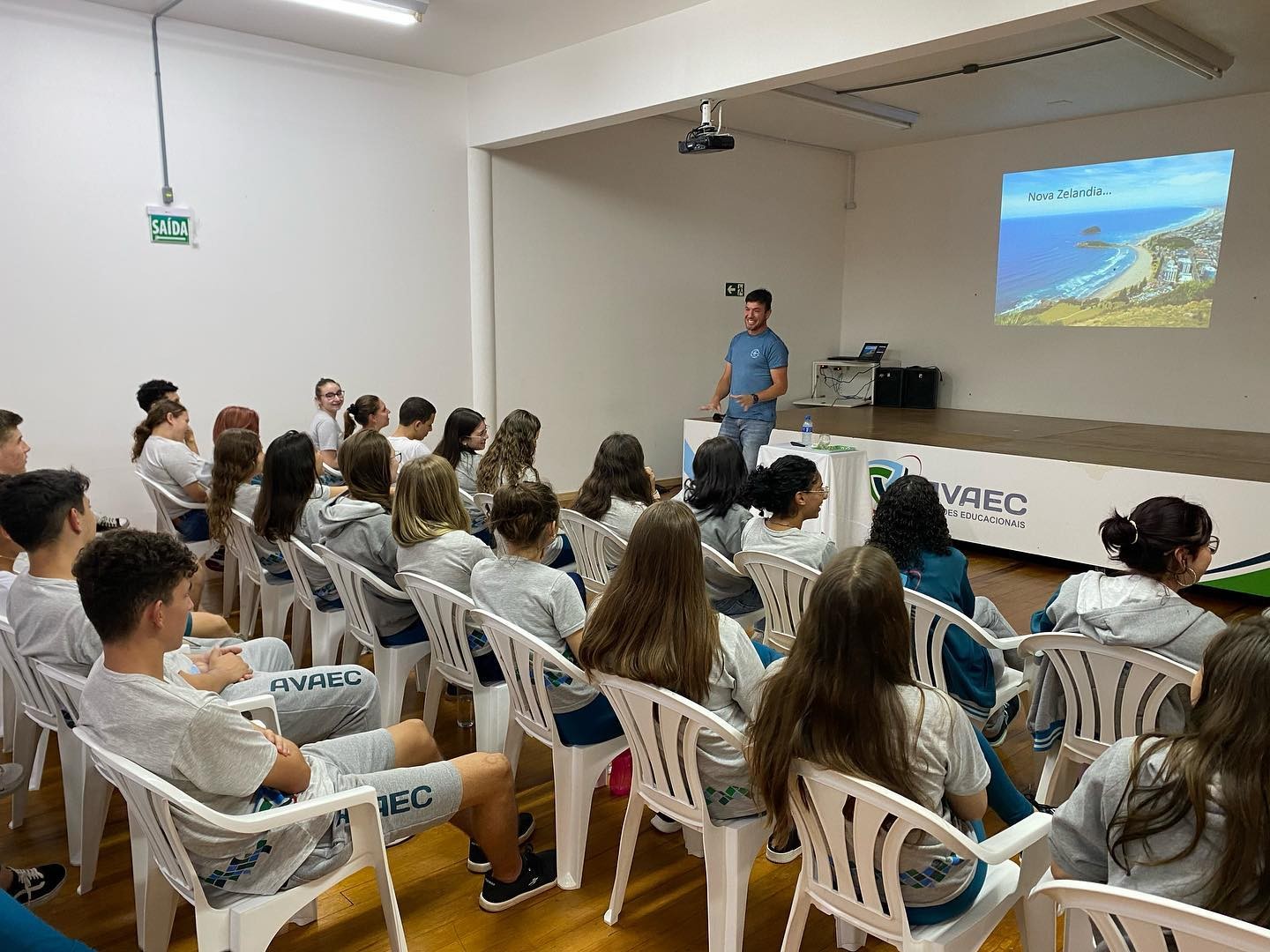 Palestra com Miguel Peterle sobre cultura do kiwi